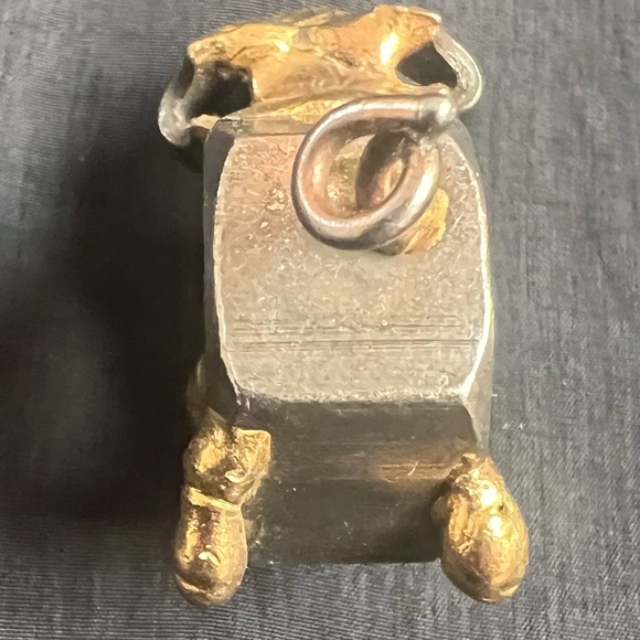 Scrap metal art pig figurine. - Picture 6 of 10